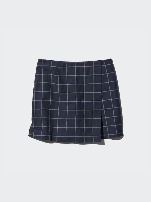 Спідниця шорти uniqlo S, M джинсова та з льоном