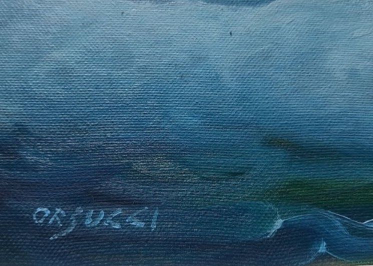 Pintura com título: Tempestade, Liivorno, Itália