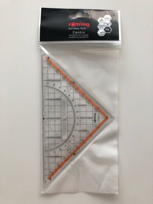 Esquadro geométrico Rotring- NOVO