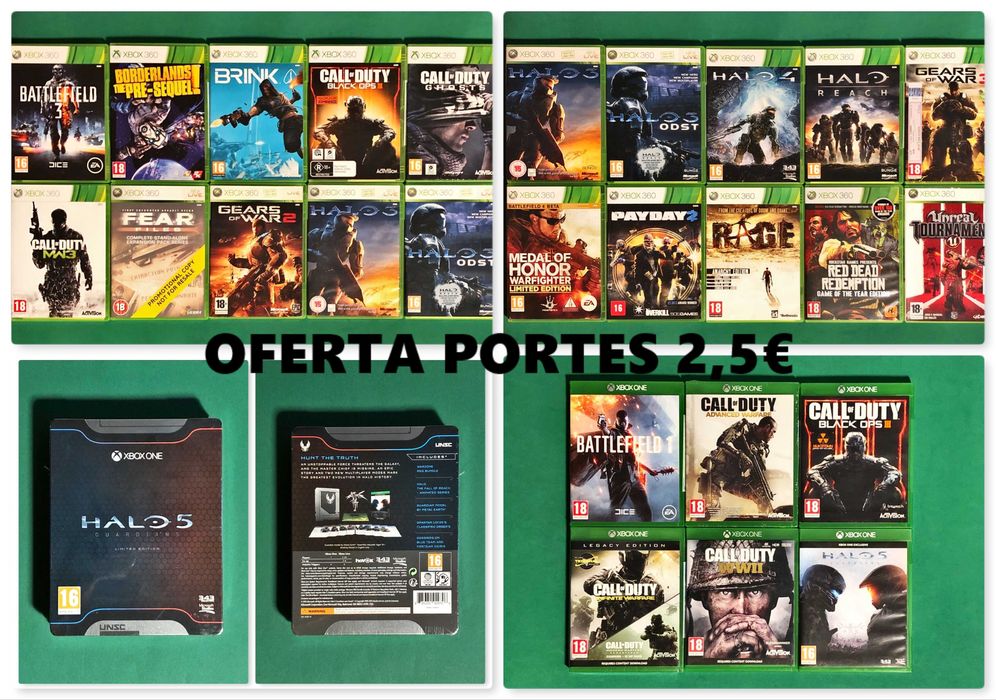 Fps First Person Shooter Tiros [desde 8€] Battlefield Call Dead Duty Fear Gears Halo Medal Red War