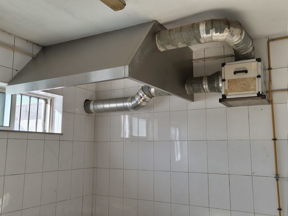 Hotte exaustão com motor