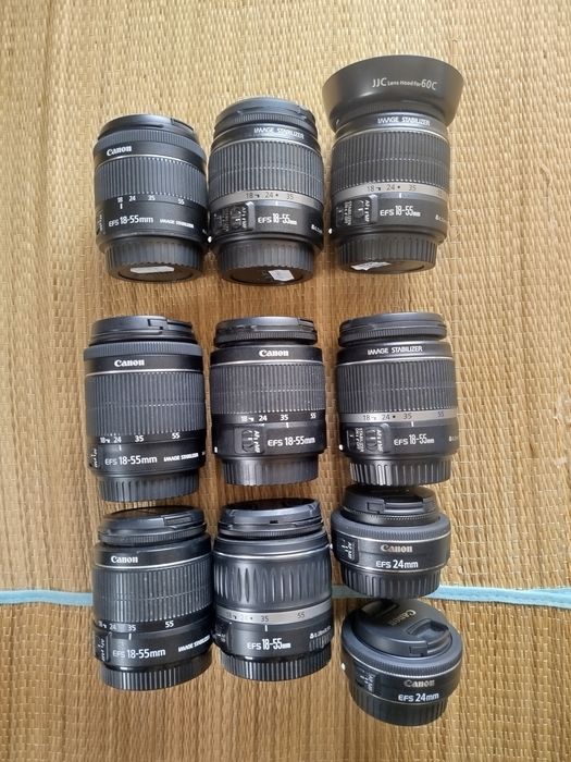Canon EF-S 17-55 18-200 18-400 18-135 10-22 10-18