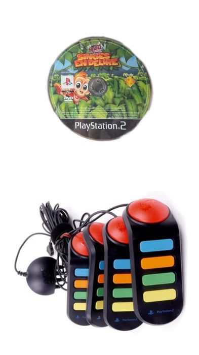Buzz campainhas + jogo festa na selva playstation 2 ps2