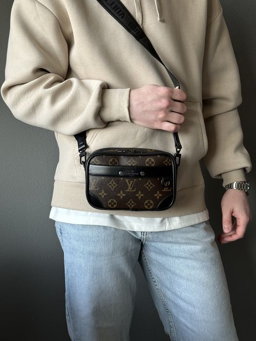 Мужская сумка Louis Vuitton чоловіча сумка барсетка месенджер клатч