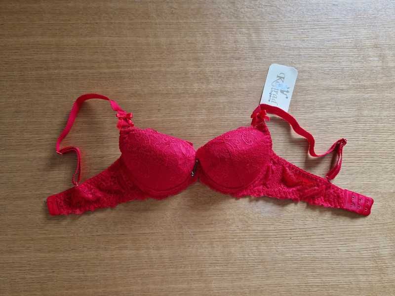 Biustonosz typu push up z odpinanymi ramiączkami Konrad 60 D nowy