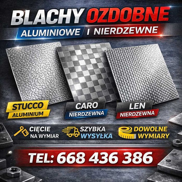 Blacha Ozdobna Na Wymiar WYSYŁKA