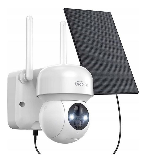 Kamera bezpieczeństwa HOOISE Bezprzewodowa zewnętrzna bateria słoneczn