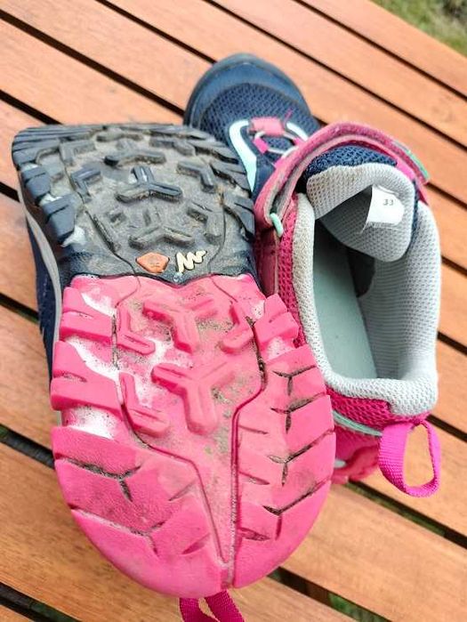Buty trekingowe/ turystyczne Decathlon Quechua, rozmiar 33
