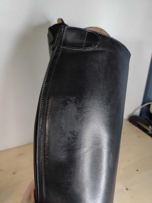 206.41. Oficerki Steeds Brasilia, roz: 41 Slim, łyd: 34,5cm, wys: 48cm
