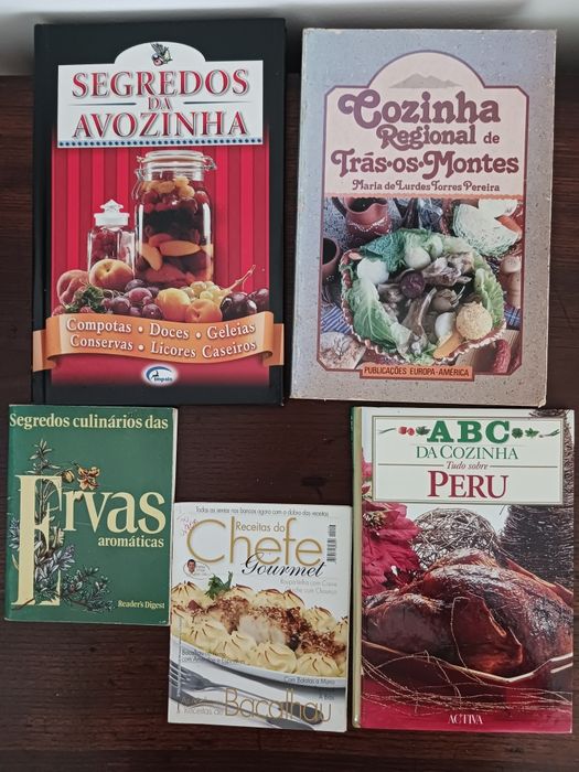 9 livros receitas  culinária