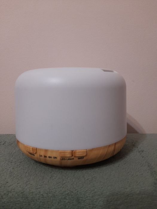 Aroma dyfuzor nawilżacz powietrza wood+ timer