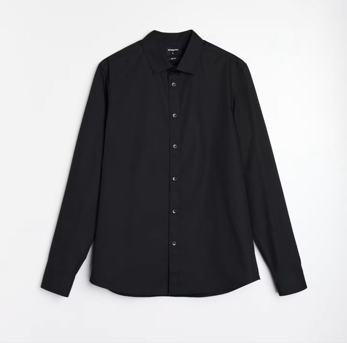 Koszula meska czarna rozmiar M slim fit
