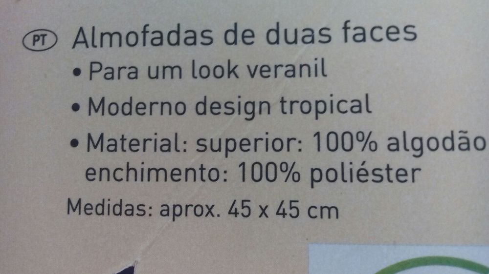 NOVO: 4 almofadas a 9,99€ cada