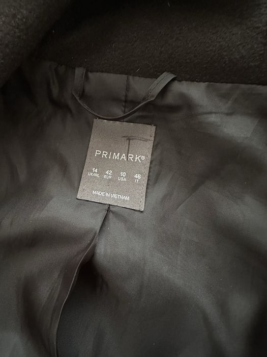 Укорочене чорне пальто Primark