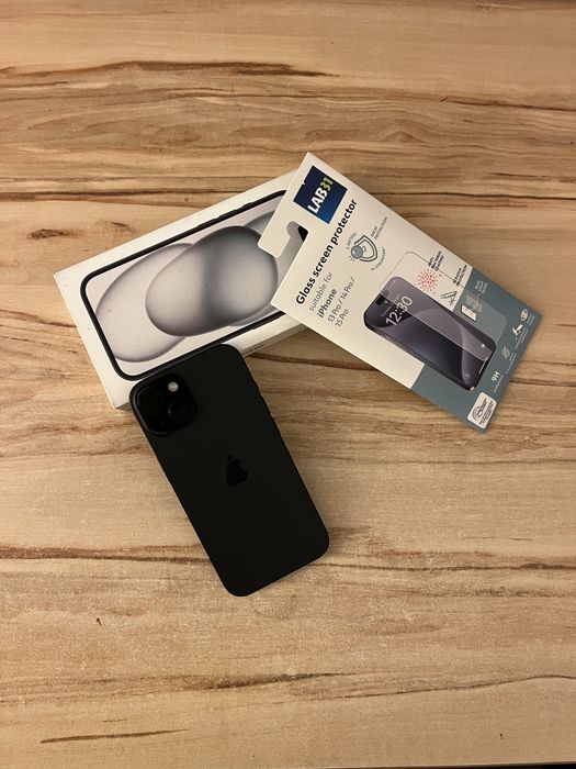 Iphone 15 128gb 100% kondycja baterii, telefon na gwarancji