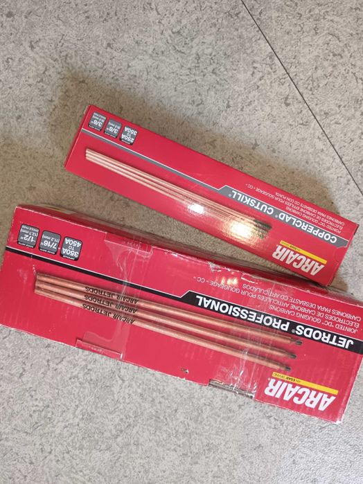 Электроды угольные ESAB, 9.5мм, 8мм, 7,9мм, 6.4мм.