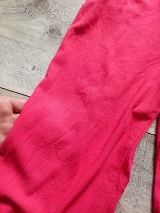 Ogrodniczki len wiskoza szerokie wide leg, na 5-6 lat