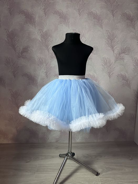 Костюм хмаринки тучки  краплинки пошив блакитна фатинова спідниця