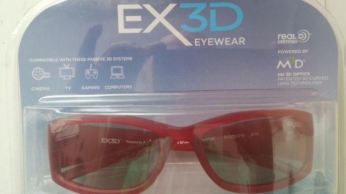 Nowe okulary 3D pasywne.