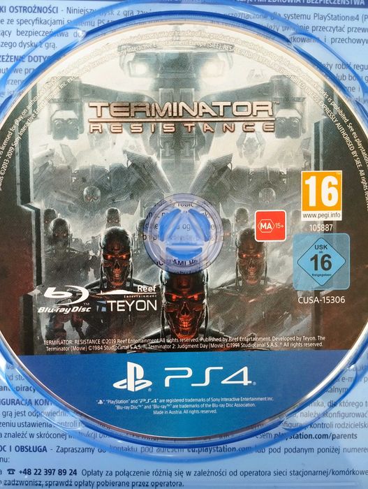 Gra Terminator Resistance Polska Wersja PS4/PS5 Playstation