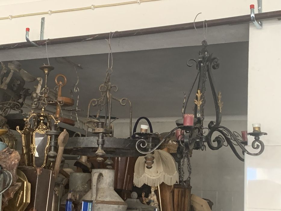 Candeeiros variados vintage