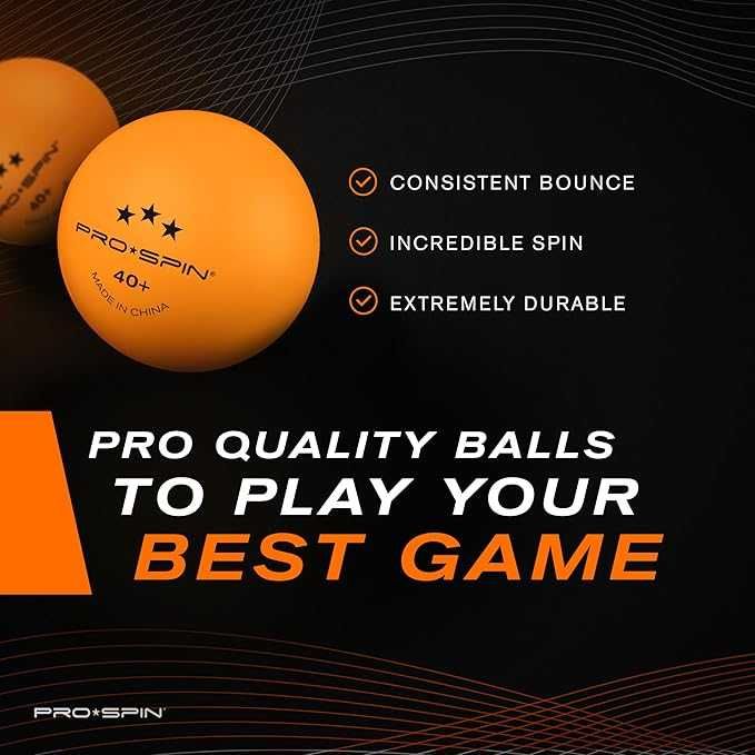 PRO SPIN Paletki Rakietki do Tenisa Stołowego Pingponga Etui Ochronne