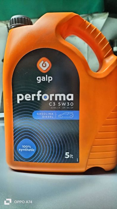 Vendo óleo galp 5w30 , 5 Litros,selado de origem