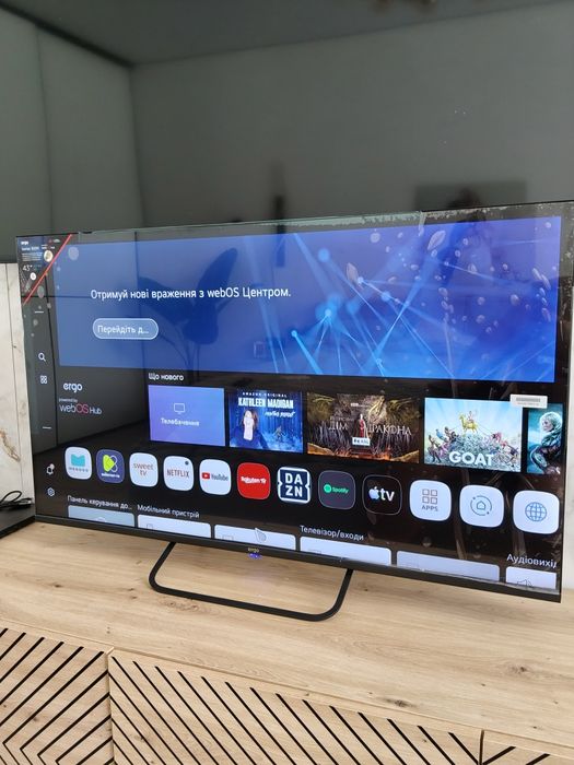 LED-телевізор ERGO 43WUS9200
WebOS
Керування голосом
Аеропульт
Dolby Vision
WiFi, Bluetooth