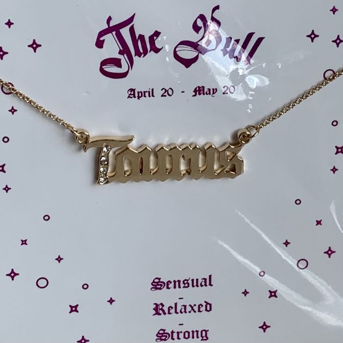 Naszyjnik znak zodiaku byk