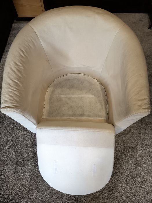 Poltrona cor bege IKEA