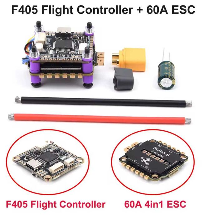 60A Flymodel F405 + ESC (BLHeli-S) / Політний стек