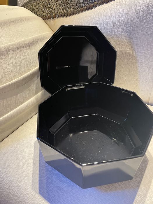 Duas saladeiras em loiça preta brilhante Zara Home