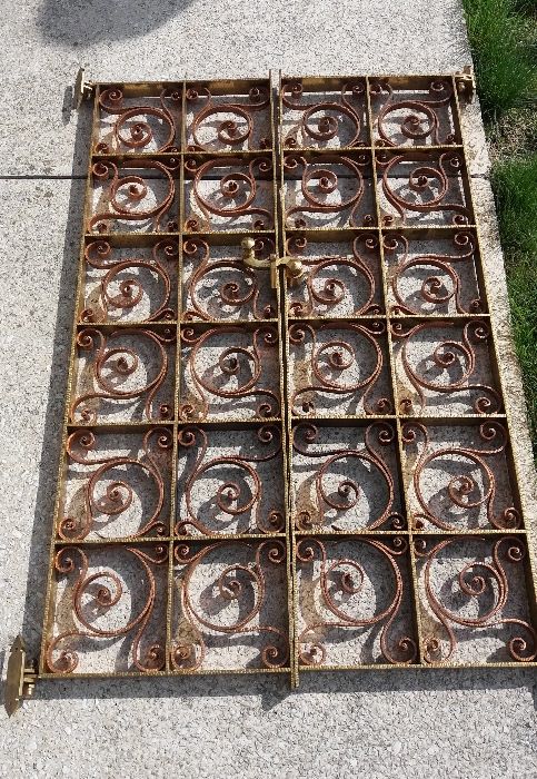 Ozdobne drzwiczki ażurowe (mosiądz + miedź)