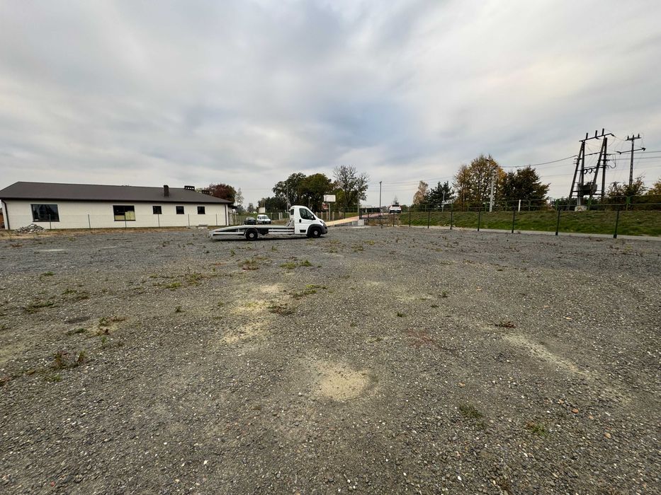 Działka usługowa 1637m²- Rudziczka, ul. Pszczyńska (Utwardzona, ogrodzona, przy głównej drodze) - Widok 5