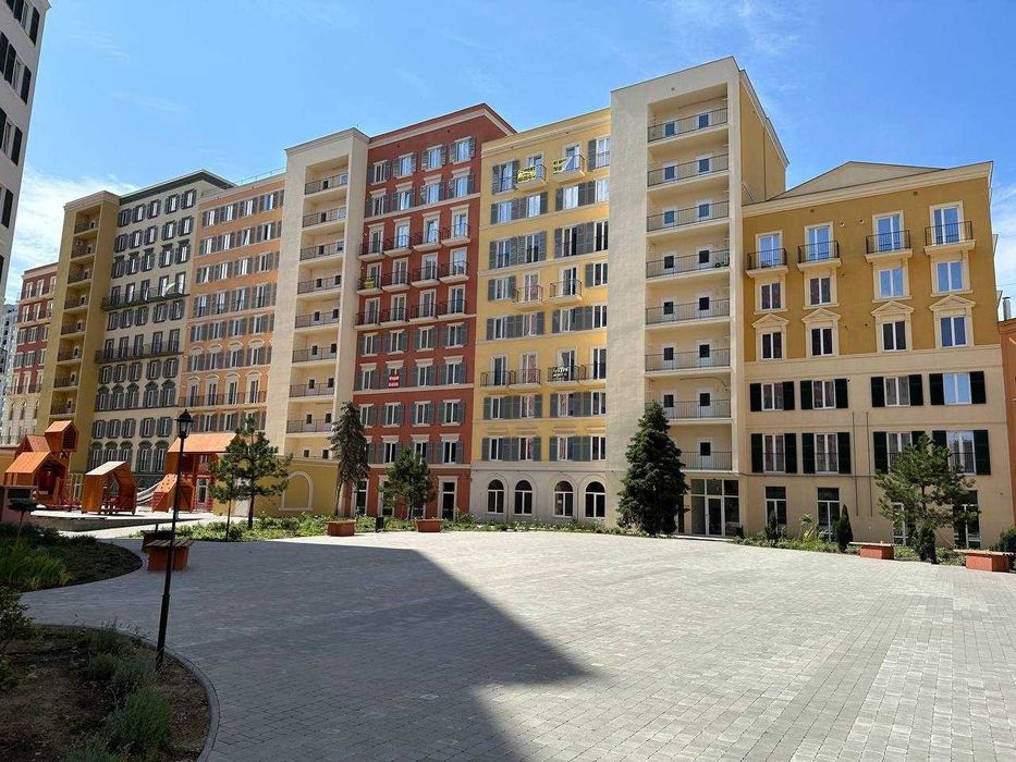 ЖК Виа Рома. 73  м. Кухня гостиная и 2 комн. Мебель, техника. Таирова