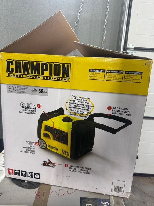 Інверторний бензиновий генератор Champion 73001I-E 3,5 кВт (CH3500)