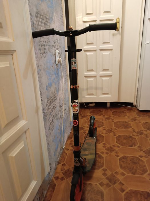 самокат двухколесний складний