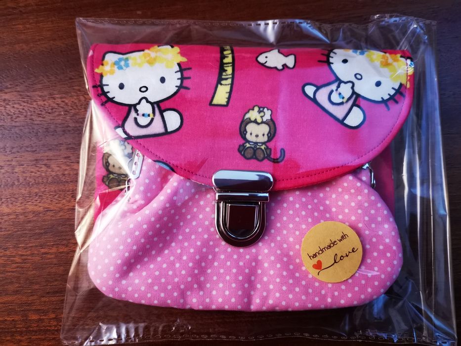 Carteira dupla com fecho da avó