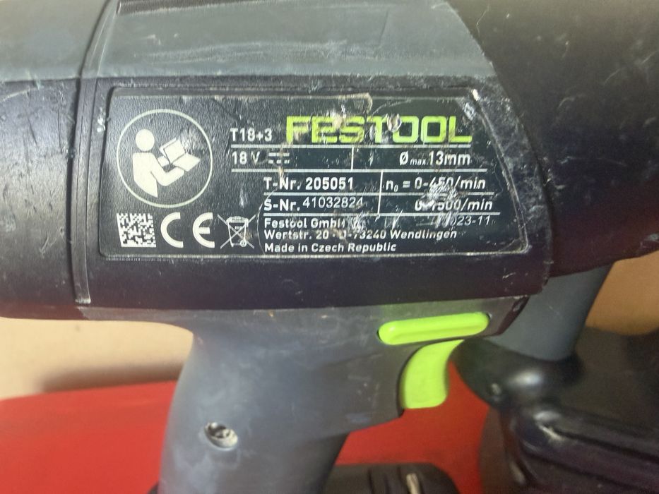 Festool BHC 18 Featool T18+3 Wiertarka i wkretarka