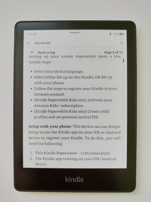 Читалка Kindle Paperwhite 11 6.8" 16Гб теплота підсвітк без реклами
