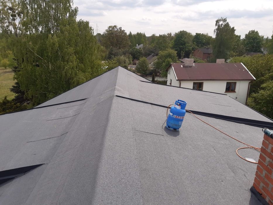 Usługi dekarskie! Kładzenie papy, obróbka blacharska, naprawa dachów!