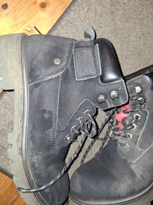 Levis Strauss trapery,trzewiki sznurowane,40