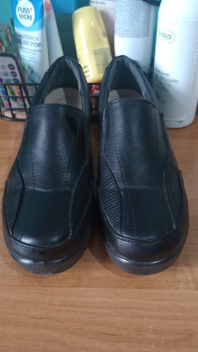 Jesienne buty czarne.