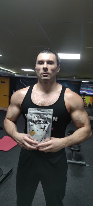Креатин моногідрат Adrenaline 500g. Orange. Протеїн, гейнер
