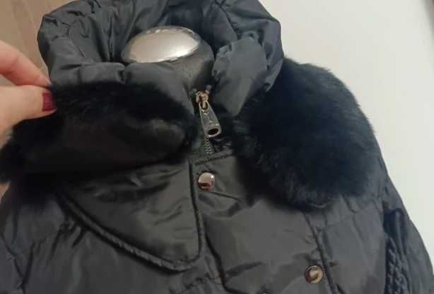 Kurtka damska puchowa 40 % piór pikowana ze stójką  M 38