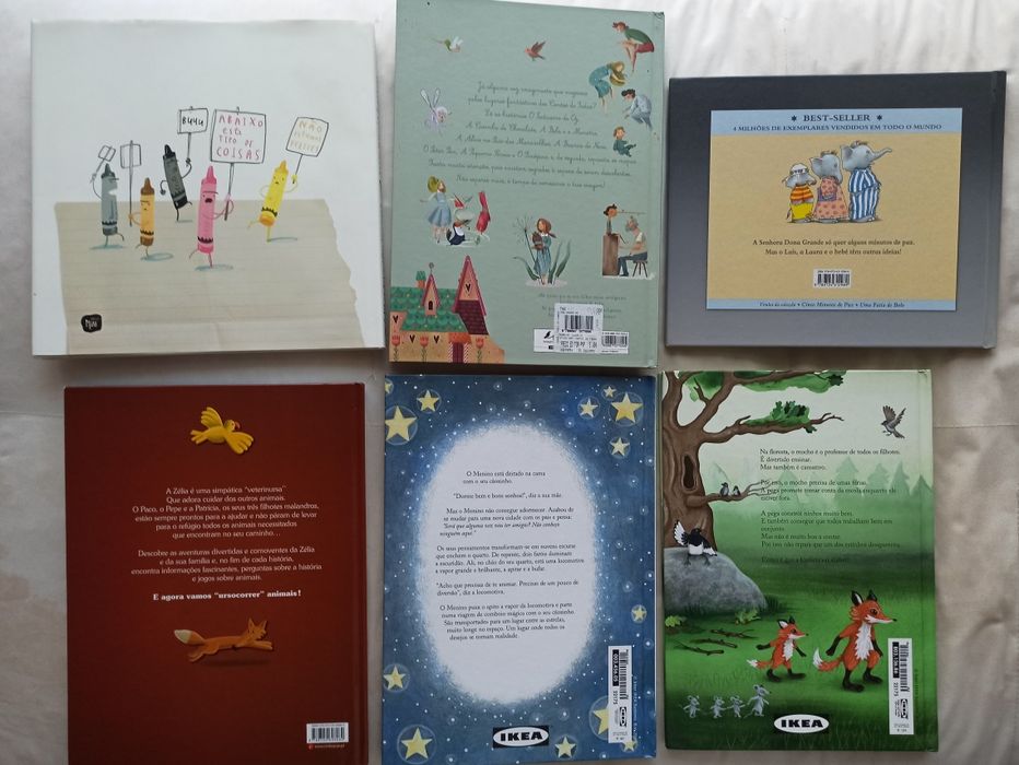 Livros ilustrados de grande qualidade