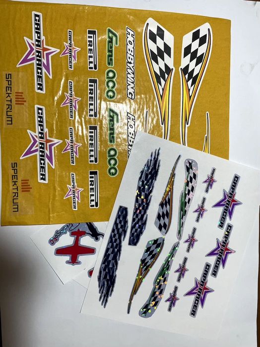 Autocolantes personalizados para radio modelismo