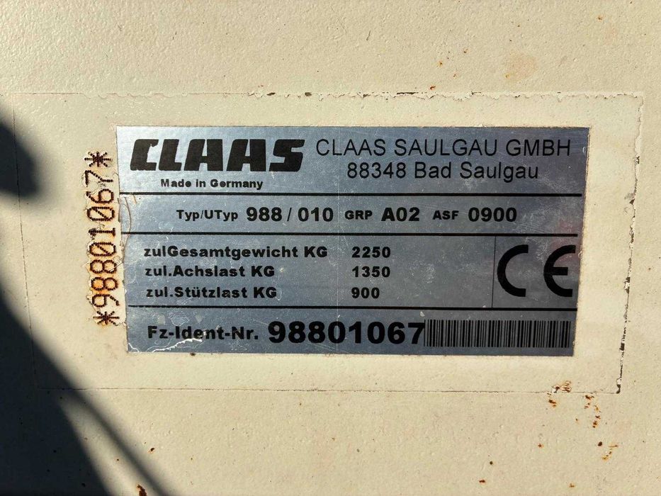 Cena 54 tyś PLN netto, Claas Liner 2900, rok 2008, zgrabiarka