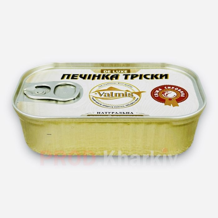 Печень трески натуральная Valmis Premium 121 грамм Латвия