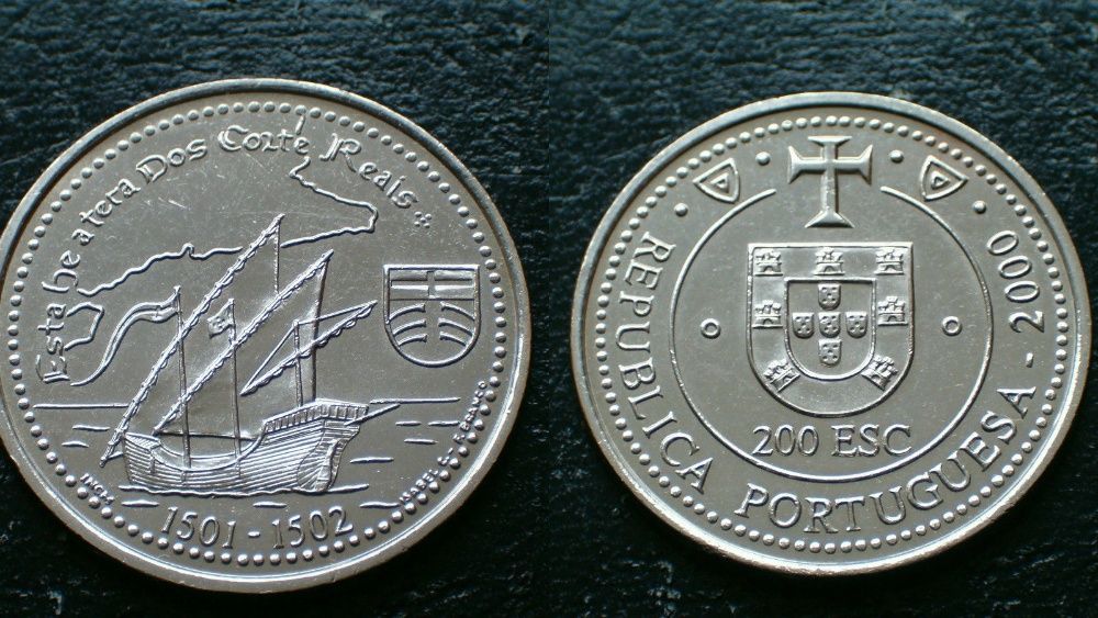 Moeda 200$00 - Terra cortes reais / 2000